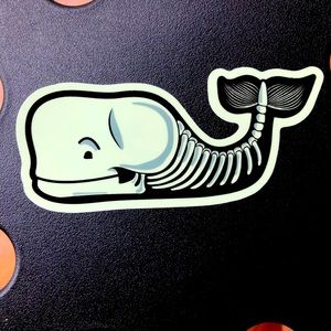 Vineyard Vines Whale Sticker